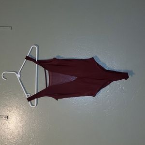 Forever 21 Wine Body Suit